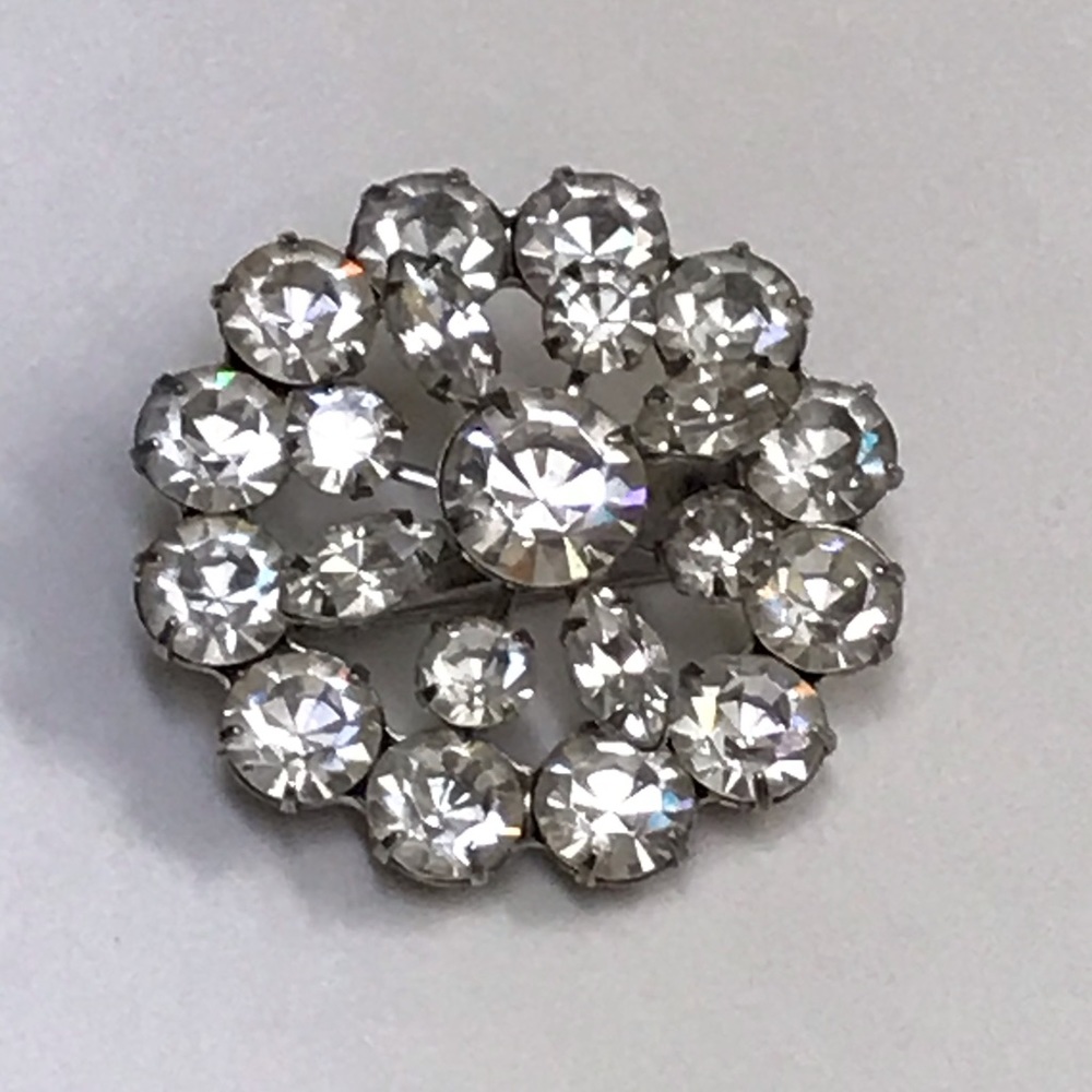 VTG Rhinestone Pin - Picture 2 of 8
